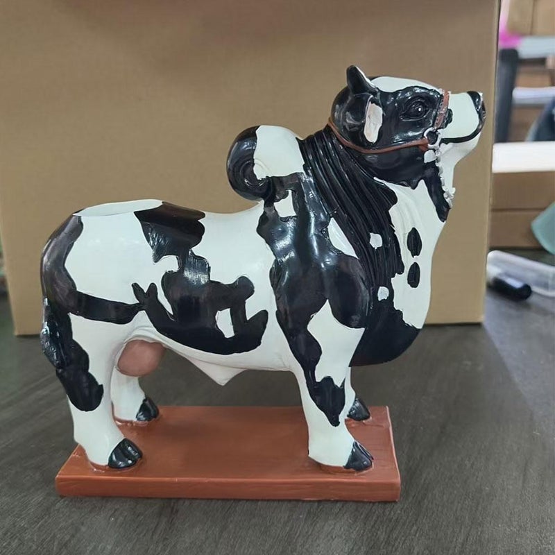 Bull Liquor Dispenser, Handcrafted Dairy Cow Shaped Alcohol Decanter With Wooden Base, Funny Shotdispenser for Whiskey Vodka Wine, 2026 New Bottle Holder for Home/bar/camping (Black) - Image 5